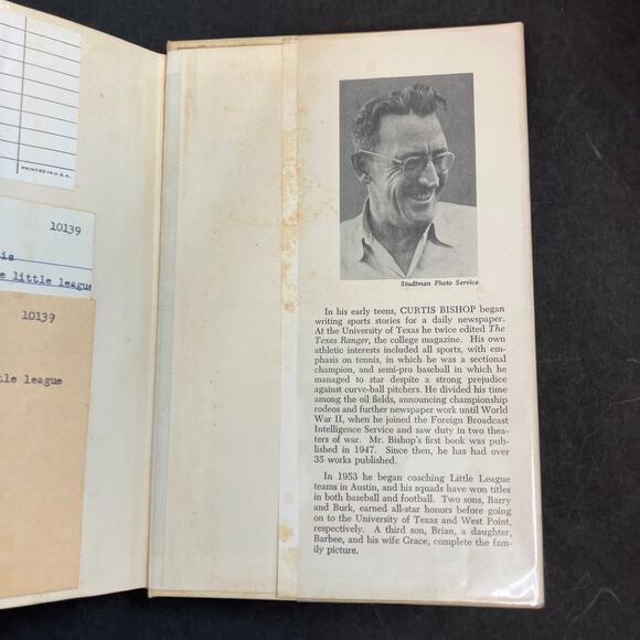 1958 Lank of the Little League by Curtis Bishop Ex Libris 4th Print AAA3540DTG - Picture 6 of 14